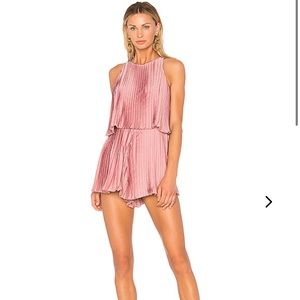 Lovers + Friends Pleated Nicki Romper